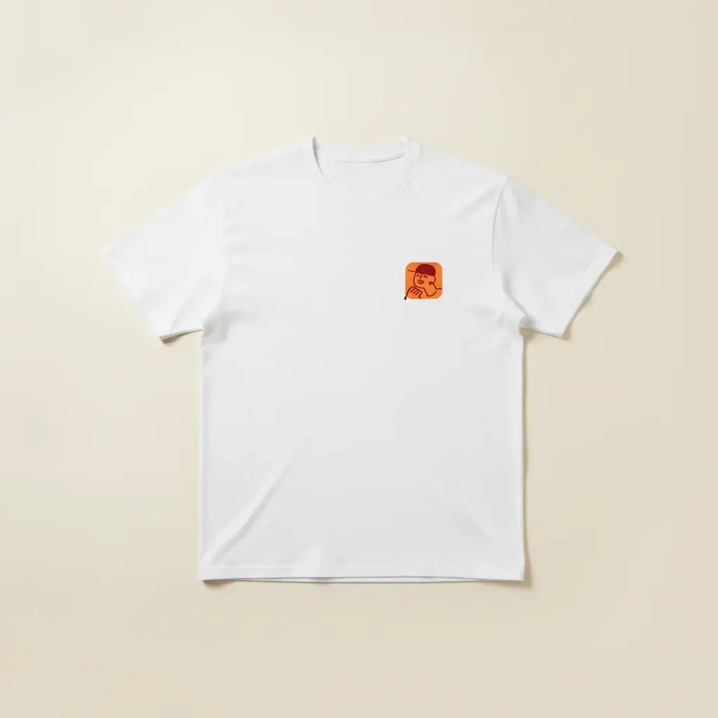 Vit t-shirt